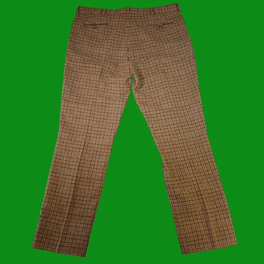 VTG Polo Golf Ralph Lauren Pants Mens 42 Tweed Houndstooth Heritage Trousers